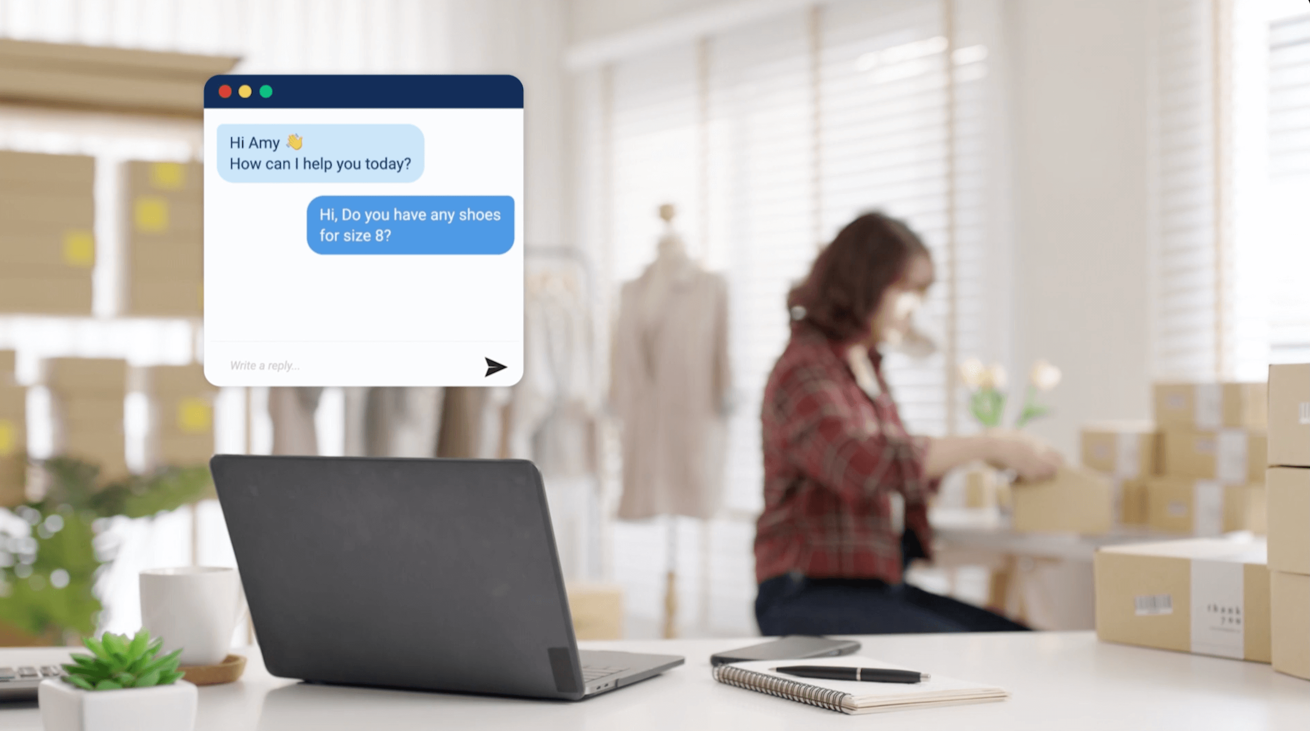 Shopowner uses Freshmarketer AI for customer support