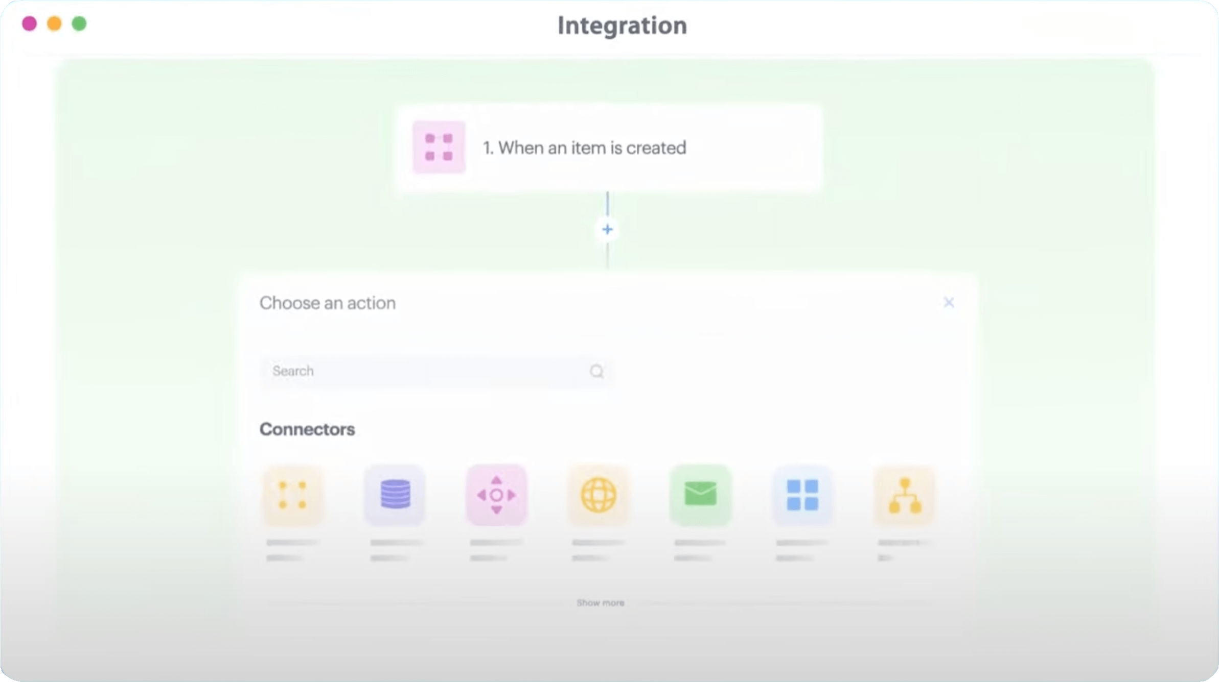 Screenshot von Integrationen mittels Kissflow API